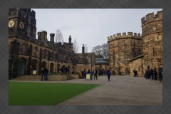 Historic Lancaster Castle in Lancaster city centre