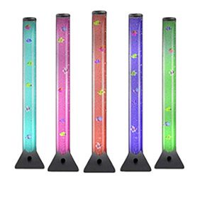 100cm Colour Changing Sensory Bubble Lamp – Tall sensory bubble lamp with LED color-changing lights and floating bubbles, ideal for relaxation and sensory stimulation.